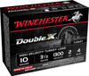Winchester Double X 10 Gauge Shotshell Ammunition, 3 1/2 Inch, 1300 FPS, 2/3 Ounce, #4 Shot - 10 Cartridge Box ( 10 / 1 )