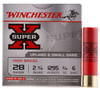 Winchester Super-X 28 Gauge Shotshell Ammunition, 2 3/4 Inch, 1295 FPS, 2/3 Ounce, #6 Shot - 25 Cartridge Box ( 25 / 1 )