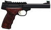 Browning 051533490 Buck Mark Plus 22 LR 101 5.50 Slab Side Barrel Matte Black Serrated SteelOptic Ready Slide  Aluminum Frame Rosewood Finger Grooved Ultragrip DX Grip UPC: 023614444039