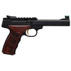 Browning 051533490 Buck Mark Plus 22 LR 101 5.50 Slab Side Barrel Matte Black Serrated SteelOptic Ready Slide  Aluminum Frame Rosewood Finger Grooved Ultragrip DX Grip UPC: 023614444039