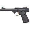 Browning 051534490 Buck Mark Plus Camper SR 22 LR 101 6 Steel Threaded Barrel Matte Black Optic ReadySerrated Steel Slide  Aluminum Frame Black Ultragrip FX Grips UPC: 023614678502