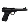 Browning 051534490 Buck Mark Plus Camper SR 22 LR 101 6 Steel Threaded Barrel Matte Black Optic ReadySerrated Steel Slide  Aluminum Frame Black Ultragrip FX Grips UPC: 023614678502