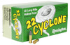 Remington Cyclone High Velocity Rimfire Ammunition, 22 LR, Lead Hollow Point, 36 Grain