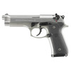 Beretta USA JS92F510CA 92FS Inox CA Compliant Full Size 9mm Luger 101 4.90 Satin Stainless Barrel Serrated Slide  Alloy Frame Black Stippled Rubber Grips UPC: 082442884998