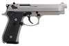 Beretta USA JS92F510CA 92FS Inox CA Compliant Full Size 9mm Luger 101 4.90 Satin Stainless Barrel Serrated Slide  Alloy Frame Black Stippled Rubber Grips UPC: 082442884998