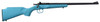 Crickett KSA2302 Youth  22 LR 1rd 16.12 Blued Barrel  Receiver Fixed FrontAdjustable Rear Peep Sights Blue Synthetic Stock w11.5 LOP Rebounding Firing Pin Safety UPC: 611613023029