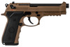 Girsan 390084 Regard MC 9mm Luger Caliber with 4.90 Barrel 181 Capacity Overall Flat Dark Earth Finish Aluminum Picatinny Rail Frame Serrated Steel Slide  Finger Grooved Black Polymer Grip UPC: 741566903373