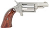 North American Arms 22MGBG MiniRevolver  22 WMR 5 Shot 1.63 Barrel Stainless Steel BarrelCylinderFrame Exclusive Wood Boot Grip UPC: 744253001543