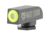 Night Fision GLK000001YGX Tritium Front Sight  Fixed Yellow RingBlack Frame Compatible wGlock 1719344348  Post Mount UPC: 856386007030