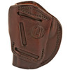 1791 Gunleather 4WH1SBRR 4Way  IWBOWB 01 Signature Brown Leather Belt Clip Fits 34 Barrel 1911 Right Hand UPC: 816161020081