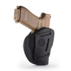1791 Gunleather 3WH5SBLA 3Way  IWBOWB Size 05 Stealth Black Leather Belt Loop Compatible w Glock 17 Compatible w Springfield XD Compatible w SW MP Compatible w HK VP9 Ambidextrous Hand UPC: 816161020173