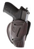 1791 Gunleather 3WH5SBRA 3Way  IWBOWB Size 05 Signature Brown Leather Belt Loop Compatible w Glock 17 Compatible w Springfield XD Compatible w SW MP Compatible w HK VP9 Ambidextrous Hand UPC: 816161020227