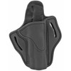 1791 Gunleather BH1SBLR BH1  OWB 01 Stealth Black Leather Belt Slide Fits 45 1911 UPC: 816161020340