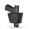 1791 Gunleather UIWXSBLA UIW Max  IWBOWB Black Leather Belt Clip Fits Most MidLarge Frame Autos with Rail Laser  Light Ambidextrous UPC: 816161021279