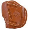 1791 Gunleather 3WH2CBRA 3Way  IWBOWB Size 02 Classic Brown Leather Belt Loop Compatible w Ruger LCP Compatible w Glock 42 Compatible w SW Bodyguard Ambidextrous Hand UPC: 816161021590