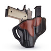 1791 Gunleather BH1M1BLBR BH1M1 Combo OWB 01 BlackBrown Leather Belt Slide Fits 45 1911 UPC: 816161022337