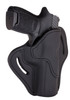 1791 Gunleather BH24SBLR BH2.4  OWB 2.4 Stealth Black Leather Belt Slide Fits Walther PPQSig P320Springfield XDM UPC: 816161022566