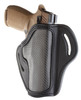 1791 Gunleather CFBH24SBLR BH2.4  OWB Open Top 2.4 Stealth Black Carbon FiberLeather Belt Slide Fits Walther PPQSig P320Springfield XDM UPC: 816161023631