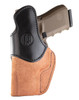 1791 Gunleather RCH5BLBR RCH  IWB Size 05 BlackBrown Leather Belt Clip Fits Springfield XDMHK VP9SK Right Hand UPC: 816161024690