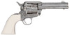 Taylors  Company 200058 1873 Cattleman Outlaw Legacy 357 Mag Caliber with 4.75 Barrel 6rd Capacity Cylinder Overall Nickel Engraved Finish Steel  Ivory Synthetic Grip UPC: 839665007860