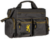 Browning 121095899 Black  Gold Shooters Bag Black wBuck Mark Logo Ripstop Polyester UPC: 023614937715