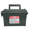 MTM CaseGard AC30T11 Ammo Can Tall 30 Cal Handgun Forest Green Polypropylene UPC: 026057363110