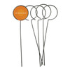 Birchwood Casey 49010 Clay Holder Stand Target Stand Silver Wire Standing 5 Pack UPC: 029057490107