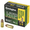 Remington High Terminal Performance (HTP) High Velocity Centerfire Ammunition, 9mm Luger +P, Jacketed Hollow Point, 115 Grain - 20 Cartridge Box ( 20 / 1 )