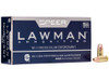 Speer 53826 Lawman Training Clean-Fire 9mmLuger 147gr Total Metal Jacket Flat Nose 50 Per Box/20 Case