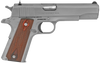 Colt Mfg O1911CSS38 1911 Government 38 Super 9+1 5" Stainless National Match Barrel, Serrated Stainless Steel Slide & Frame w/Beavertail, Diamond Checkered Rosewood                                    