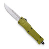 CobraTec Knives SODCTK1SDNS CTK1  Small 2.75 OTF Drop Point Plain D2 Steel BladeOD Green Aluminum Handle Features Glass Breaker Includes Pocket Clip UPC: 099654021950