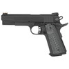 Rock Island 51719 Rock Ultra FS 40 SW Caliber with 5 Barrel 81 Capacity Overall Black Parkerized Finish Steel Beavertail Frame Serrated Slide  BlackGray G10 Grip UPC: 4806015517191