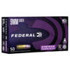 Federal Syntech Subsonic Centerfire Ammunition, 9mm Luger, Total Syntech Jacket Flat Nose, 147 Grain - 50 Cartridge Box ( 50 / 1 )