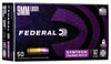 Federal Syntech Subsonic Centerfire Ammunition, 9mm Luger, Total Syntech Jacket Flat Nose, 147 Grain - 50 Cartridge Box ( 50 / 1 )