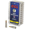 CCI Varmint VNT Hyper Velocity Rimfire Ammunition, 17 HM2, PTJHP, 17 Grain - 50 Cartridge Box ( 50 / 1 )