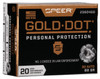 Speer Gold Dot Subsonic Centerfire Ammunition, 32 ACP, Hollow Point, 60 Grain - 20 Cartridge Box ( 20 / 1 )