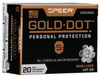 Speer Gold Dot Subsonic Centerfire Ammunition, 9mm Luger, Hollow Point, 147 Grain - 20 Cartridge Box ( 20 / 1 )