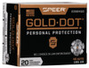 Speer Gold Dot Subsonic Centerfire Ammunition, 45 ACP, Hollow Point, 185 Grain - 20 Cartridge Box ( 20 / 1 )