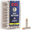 CCI Varmint VNT Hyper Velocity Rimfire Ammunition, 22 WMR, PTJHP, 30 Grain - 50 Cartridge Box ( 50 / 1 )