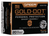 Speer Gold Dot Subsonic Centerfire Ammunition, 357 Magnum, Hollow Point, 135 Grain - 20 Cartridge Box ( 20 / 1 )