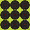 ProShot 2BGREEN108 SplatterShot  BlackGreen SelfAdhesive Paper Impact Enhancement 2 Bullseye 108 Targets12 Sheets UPC: 709779902934