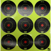 ProShot 2BGREEN108 SplatterShot  BlackGreen SelfAdhesive Paper Impact Enhancement 2 Bullseye 108 Targets12 Sheets UPC: 709779902934