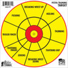 ProShot PTT6PK Pistol Training  12 Diagnostic Bullseye Hanging Paper YellowRed Impact Enhancement 6 Pack UPC: 709779903481