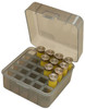 MTM CaseGard S25D41 Dual Gauge Shotshell Case Shotgun Clear Smoke Polypropylene 25rd UPC: 026057008417