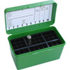 DLX XLG RIFLE AMMO CASE 50RD - GREEN UPC: 026057206103
