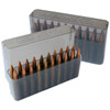 MTM CaseGard J20L41 J20 Slip Top MultiCaliber Rifle Clear Smoke Polypropylene 20rd UPC: 026057207414