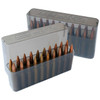 MTM CaseGard J20L41 J20 Slip Top MultiCaliber Rifle Clear Smoke Polypropylene 20rd UPC: 026057207414