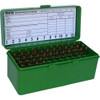 MTM CaseGard RM6010 Ammo Box FlipTop 308 Win 220 Swift 243 Win Green Polypropylene 60rd UPC: 026057214108