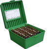 MTM CaseGard R10010 Deluxe R100 MultiCaliber Rifle Green Polypropylene 100rd UPC: 026057219103