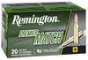 Remington Premier Match Hyper Velocity Centerfire Ammunition, 6.5 Creedmoor, Sierra MatchKing BTHP, 140 Grain - 20 Cartridge Box ( 20 / 1 )